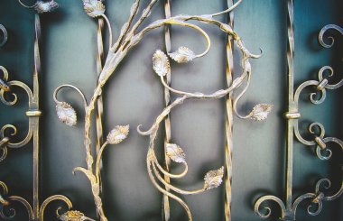 Modern dövme, metal geçit dekorasyon dekoratif elemanlar