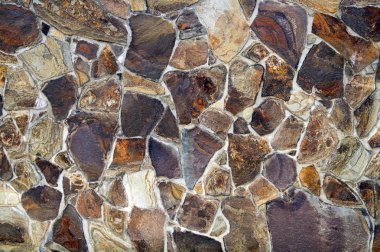 çok renkli taş taş bir çit arka plan görüntüsü