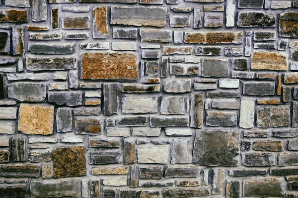 beautiful stone wall with decorative processing in color