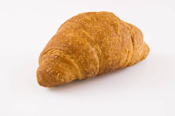 Vacker Saftiga Croissant Ljus Bakgrund — Stockfoto