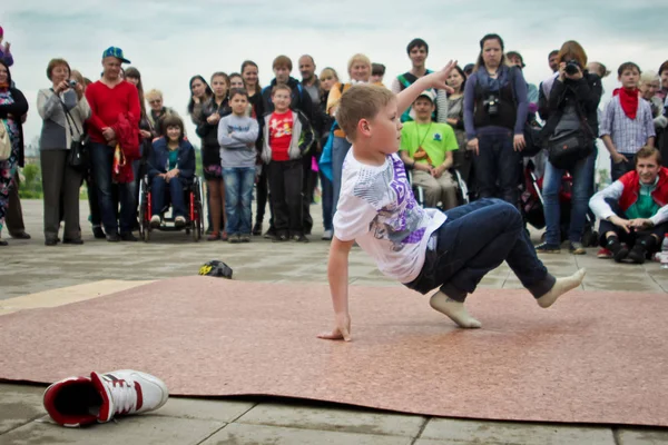 Rusia Yaroslavl Mayo 2013 Breakdance Battle Competition Una Calle Aire —  Fotos de Stock