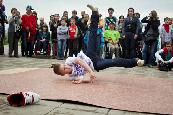 Rusya Yaroslavl Mayıs 2013 Breakdance Savaş Rekabet Grup Arasında Açık — Stok fotoğraf