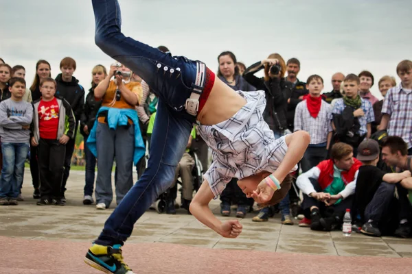 Rusya Yaroslavl Mayıs 2013 Breakdance Savaş Rekabet Grup Arasında Açık — Stok fotoğraf