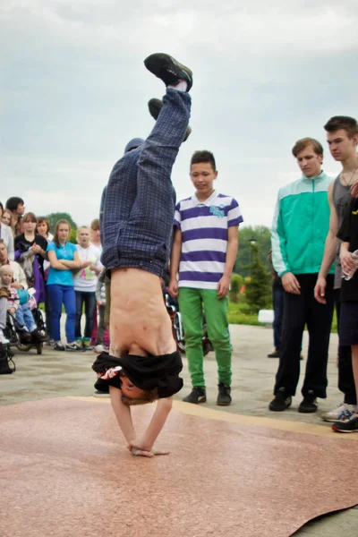 Rusya Yaroslavl Mayıs 2013 Breakdance Savaş Rekabet Grup Arasında Açık — Stok fotoğraf