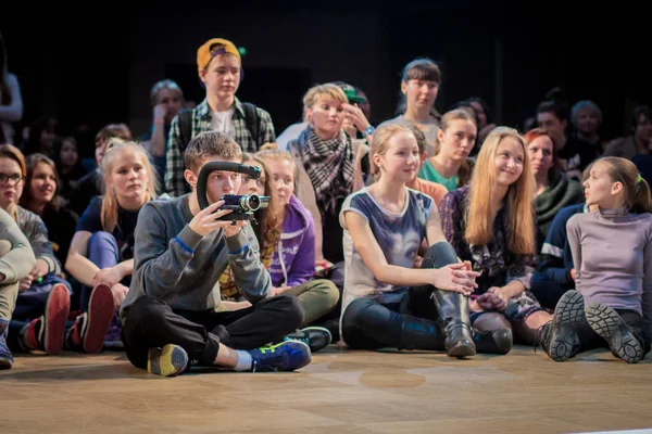 Rusia Yaroslavl Mar 2014 Nogi Ruki Breakdance Batalla Competencia Entre — Foto de Stock