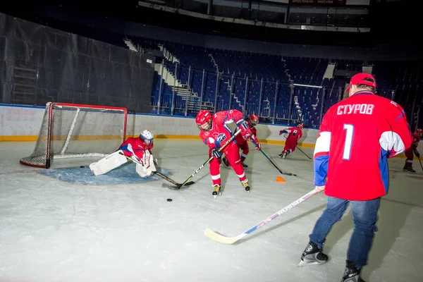 Russia Yaroslavl July 2017 Group People Involved Hockey Game Sports — Stock Photo, Image