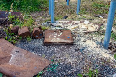 ahşap iç çerçeve binanın altında yeni bir ev inşa mimari konut inşaatı sopa ev çerçeve.