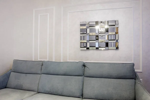 Casa Moderna Decoração Interior Elementos Sala Estar Segmentos Ambiente Luxo — Fotografia de Stock