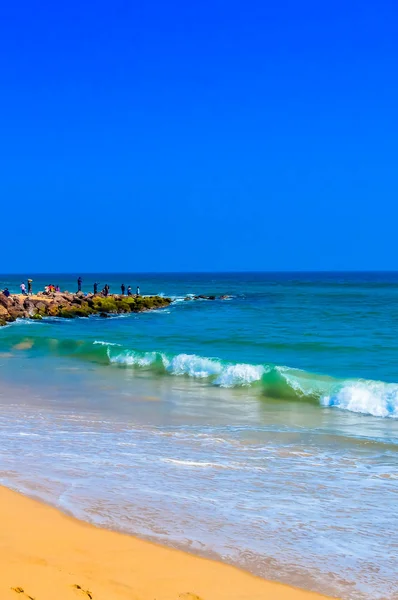 Foto Von Goa Meer Strand Weihnachtsurlaub Während Neujahr Feier Landschafts — Stockfoto