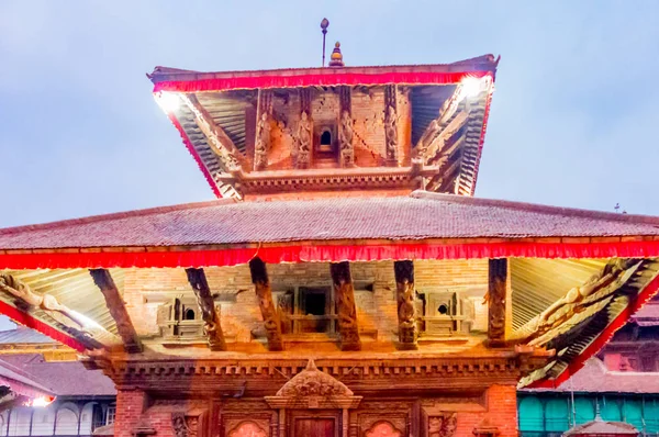 Photograph Temples Kathmandu Dusk Dawn Daytime Snap Landscape Style Travel — Stock Photo, Image