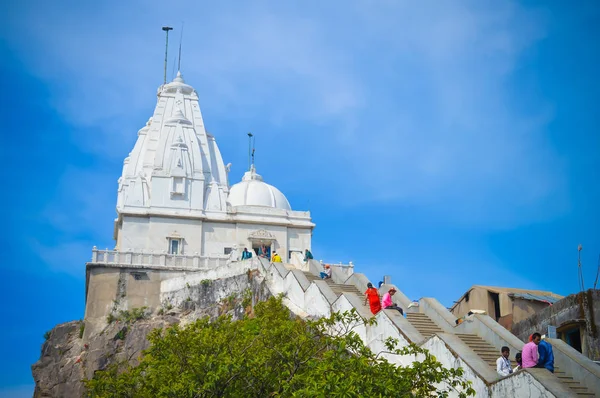 Pareshnath Jharkhand India Mayo 2017 Turista Viene Ver Templo Sagrado —  Fotos de Stock