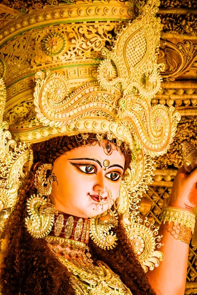 Chandannagar West Bengal India Листопада 2018 Portrait Hindu Goddess Jagadhatri — стокове фото