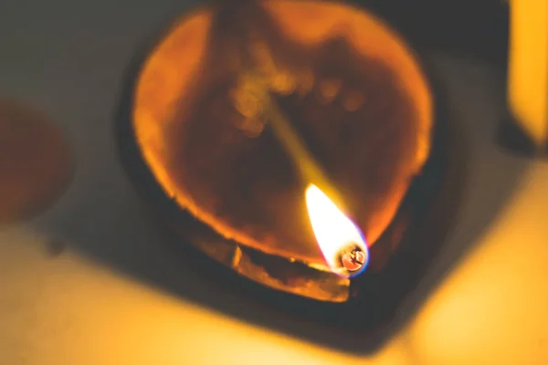 Diwali Klei Olielamp Ook Wel Genoemd Chirag Aladdin Lamp Een — Stockfoto