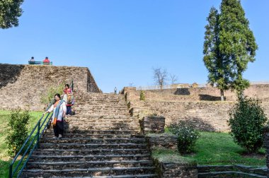 Rabdentse ruins, Kingdom of Sikkim, Pelling 1 May 2018 - Rabdentse Ruins, a destroyed capital city and Buddhist religious pilgrimage circuit. Declared as monument of by Archaeological Survey of India. clipart