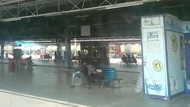 비디오는 운행이 룬드라 교차점 기차역에 것이다 운행을 여행이다 Uttar Pradesh — 비디오
