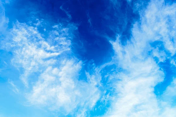 Fondo Cielo Azul Cielo Azul Nublado Cielo Azul Fondo Abstracto — Foto de Stock