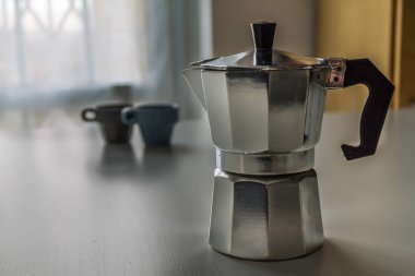 Mocha ile yapılan espresso kahve