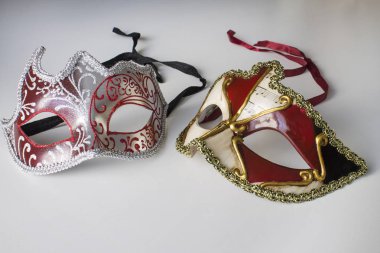 Güzel renkli Venedik Maske