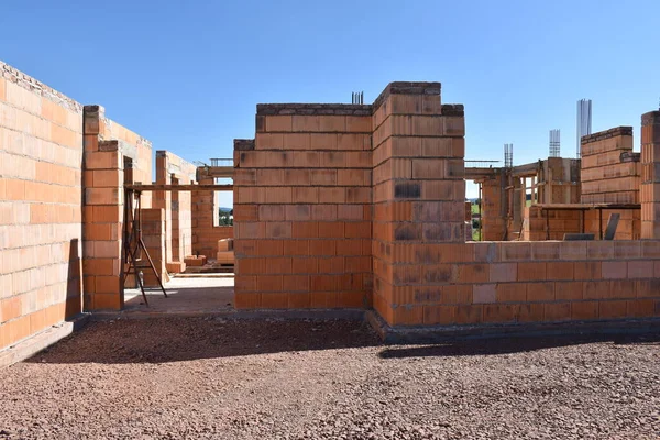 Construction Single Family House — Stock Photo, Image