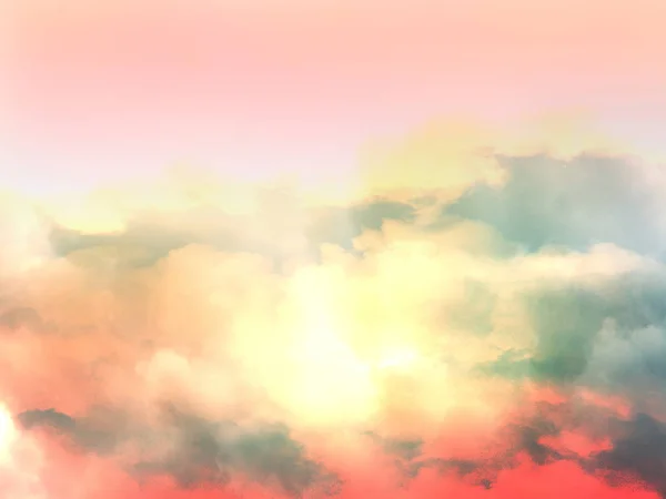 Creative Heavenly Cloud Background Vintage Grunge Wallpaper Space Design — Stock Photo, Image