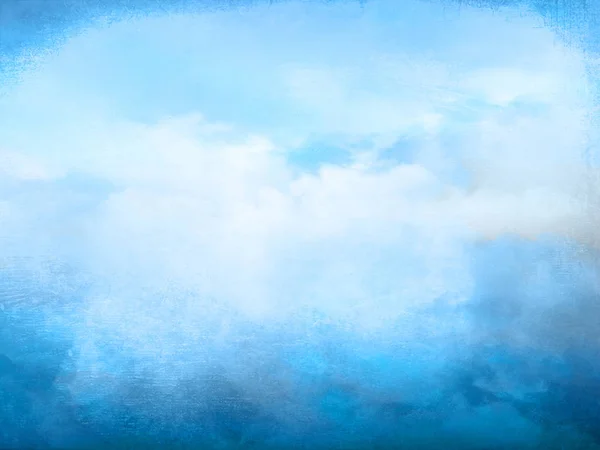 創造的な天の雲の背景 設計のためのスペースを持つヴィンテージ グランジ壁紙 — ストック写真