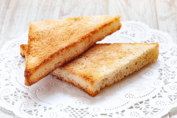 Toastbrot Auf Hellem Hintergrund — Stockfoto