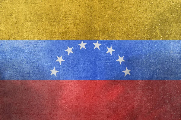 Venezuela Flagge Auf Betonwand — Stockfoto