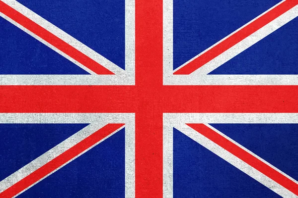 Britische Flagge Betonwand — Stockfoto