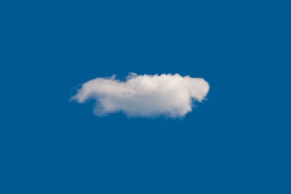 Ένα Μικρό Σύννεφο Σύννεφο Στον Γαλάζιο Ουρανό Φυσικό Φόντο Του — Φωτογραφία Αρχείου