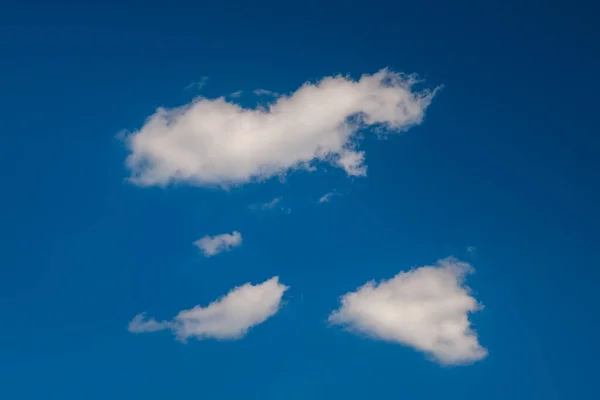 Nubes Cúmulo Blanco Claro Grupo Nubes Cielo Azul Fondo Del —  Fotos de Stock