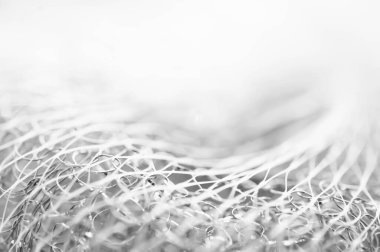 Soyut arkaplan. Karışık kablo. Bulanık doku. Makro görüntü. Seçici yumuşak odak