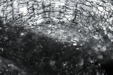 Soyut arkaplan. Karmaşık kablolar. Bulanık sim dokusu. Makro resim. Seçici yumuşak odak