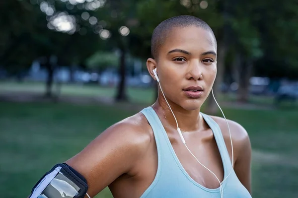 Sterke zweten vrouw na fitness — Stockfoto