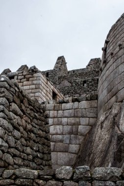İçin Peru Machu Picchu Inca Trail boyunca taş antik Harabeleri.