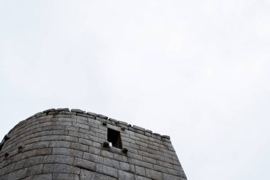İçin Peru Machu Picchu Inca Trail boyunca taş antik Harabeleri.