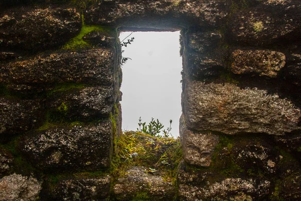 Antica finestra Inca . — Foto Stock