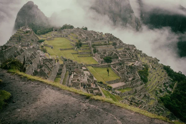 Panorama de Machu Picchu, Perú, América del Sur . — Foto de Stock