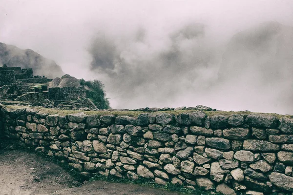 Güvenlik duvarları, Machu Picchu. — Stok fotoğraf