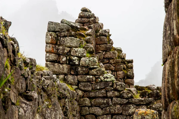 Dettaglio architettura in pietra Inca . — Foto Stock