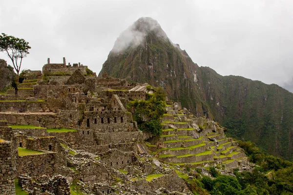 Camadas de arquitetura Machu Picchu . — Fotografia de Stock