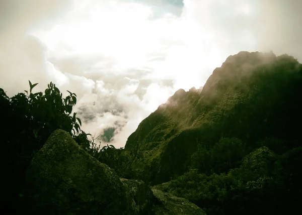 El poder de los payasos sobre las montañas . — Foto de Stock