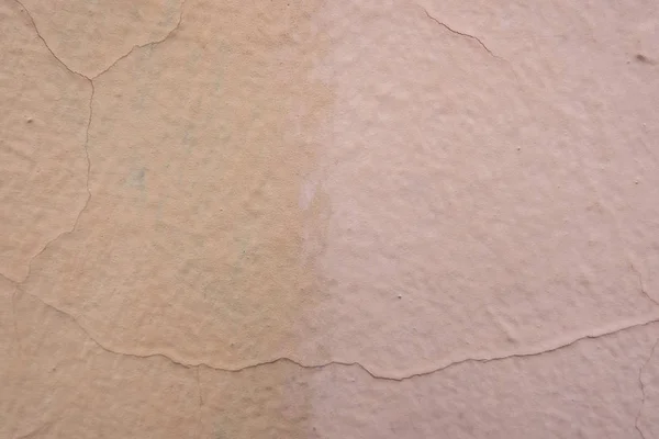 マスタードとサーモンの塗られたコンクリート壁. — ストック写真