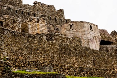 İçin Peru Machu Picchu Inca Trail boyunca taş antik Harabeleri.