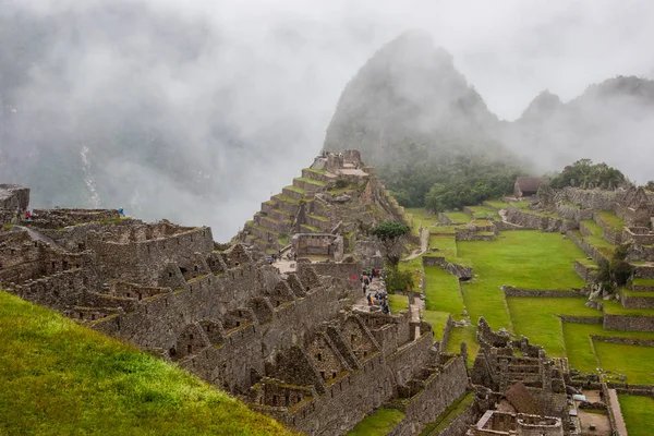 马丘比丘遗址。秘鲁。南美。没有人. — 图库照片