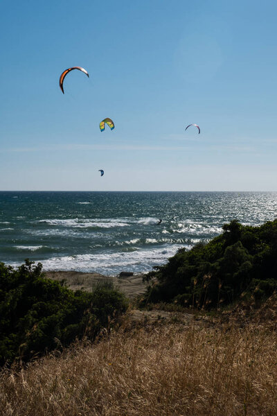 Extreme summer wind sport.