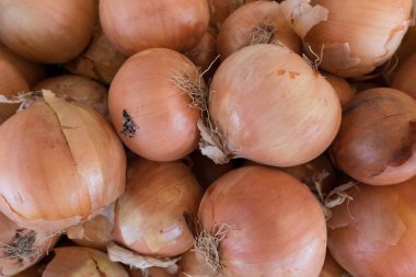 Sağlıklı duvar kağıdı arka planı. Marketteki sağlıklı taze organik yiyecekler. Kimse yok..