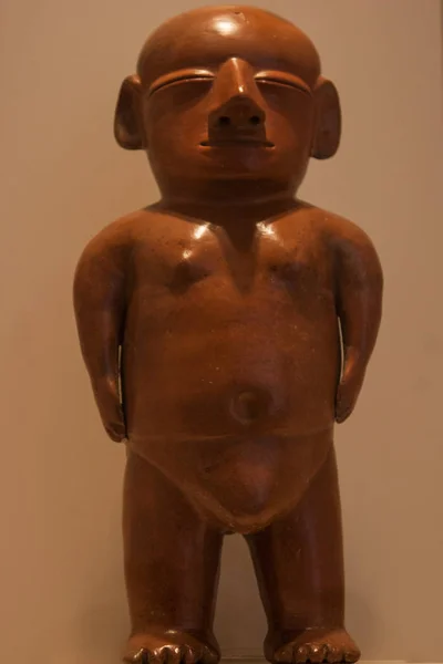 Antigua Estatua Terracota Inca Hay Gente — Foto de Stock
