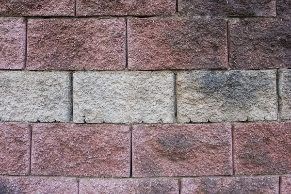 Ladrillo rojo y blanco pared sucia . — Foto de Stock