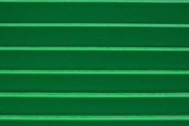 Yeşil renk yatay oluklu ahşap panel doku. Tasarımınız için yer inizi yerleştirin. Kopyalama alanı.