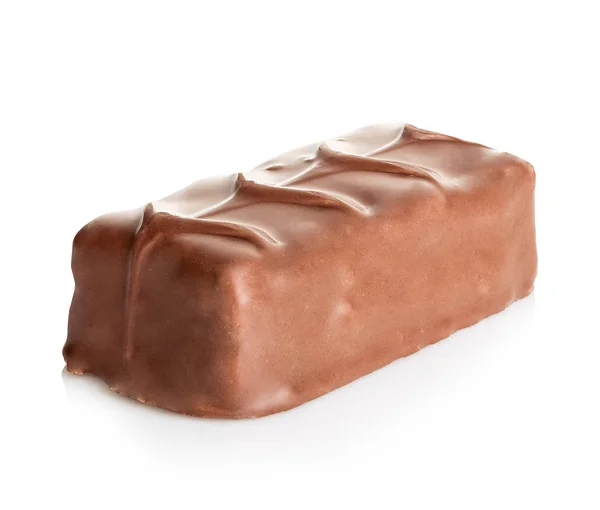 Barrita Chocolate Primer Plano Aislado Sobre Fondo Blanco — Foto de Stock